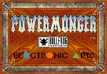 Power Monger (USA, Europe) screen shot title